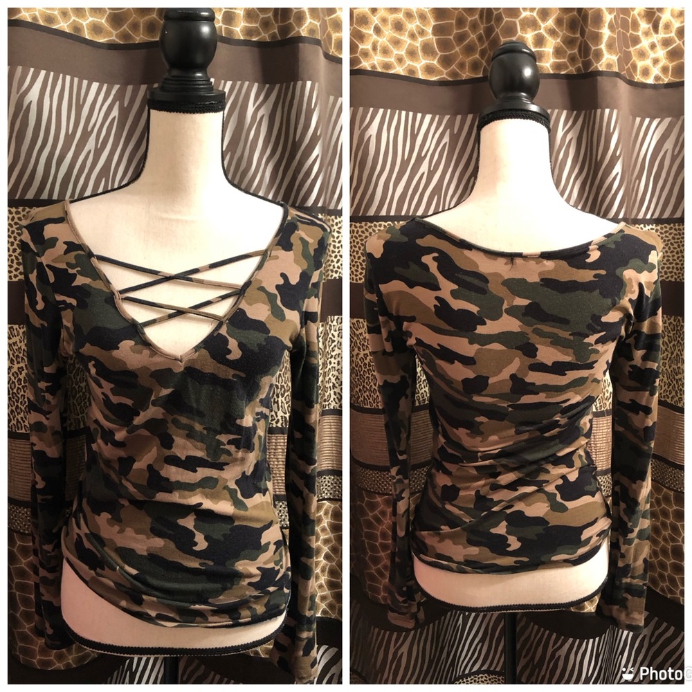 Camouflage sweater